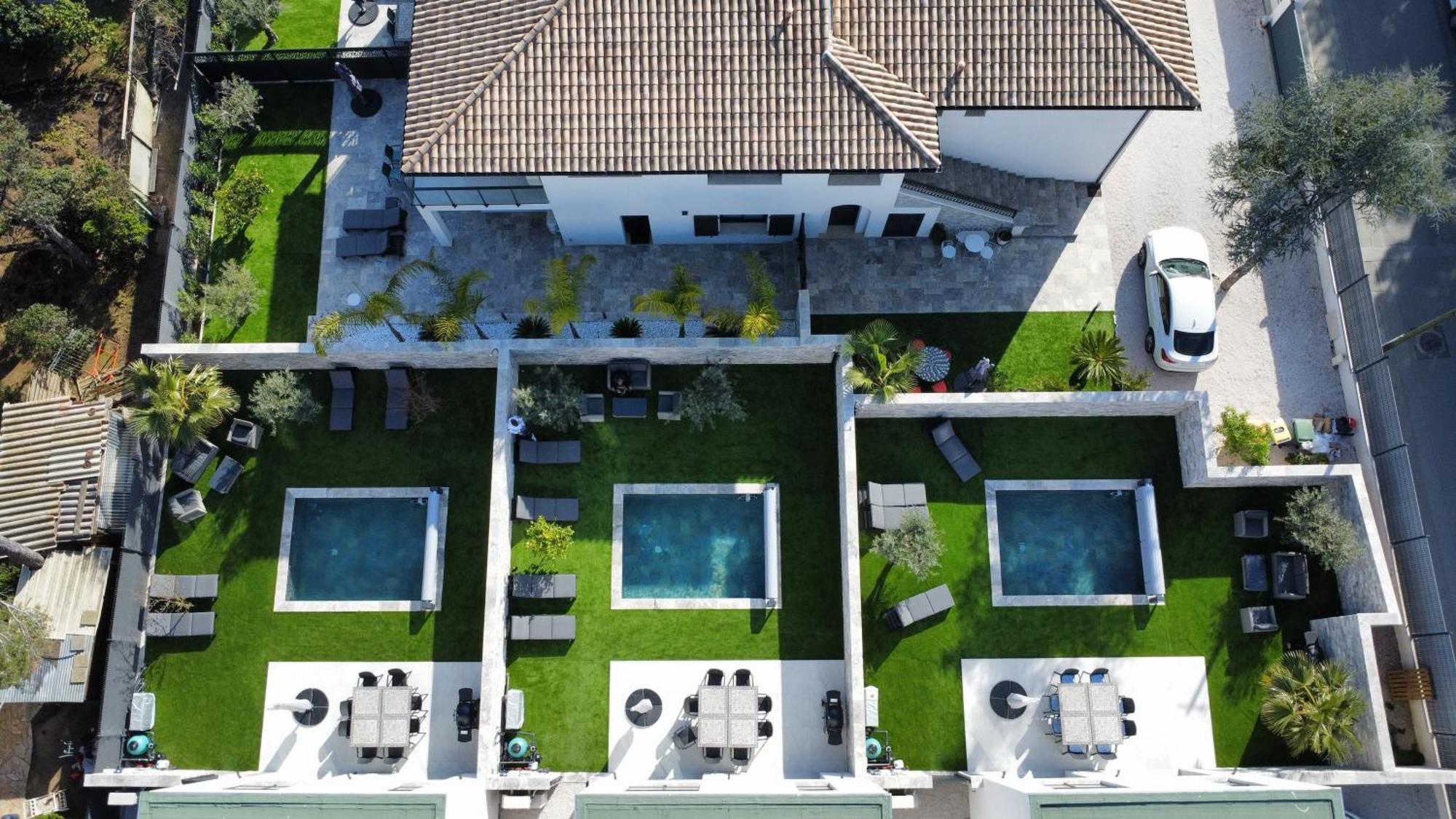 Etoile Du Berger Saint Aygulf: Seaside Villas with Private Gardens and Heated Pool Exterior photo